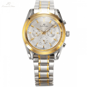 Classic KS 6 Hands Silver Stainless Steel Automatic Watch KS060