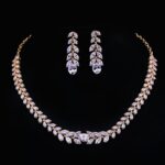 Gold Plated Luxury CZ Jewelry Set MR027JS (Copy)