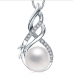 Natural Freshwater Pearl 925 Sterling Silver Elegant Pendant MR010P