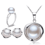 Natural Freshwater Pearl Elegant Jewelry Set MR011JS