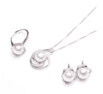 Natural Freshwater Pearl Jewelry Set MR008JS