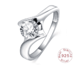 S925 Silver CZ Diamond High Quality Promise Ring MR019R
