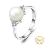Sterling Silver 8mm Freshwater Pearl Ring